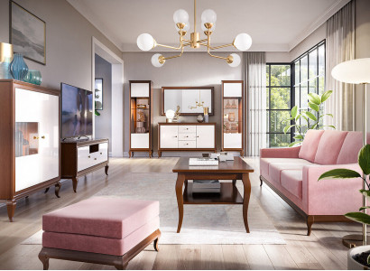 Living room set display cabinet sideboard mirror wall units sideboards design